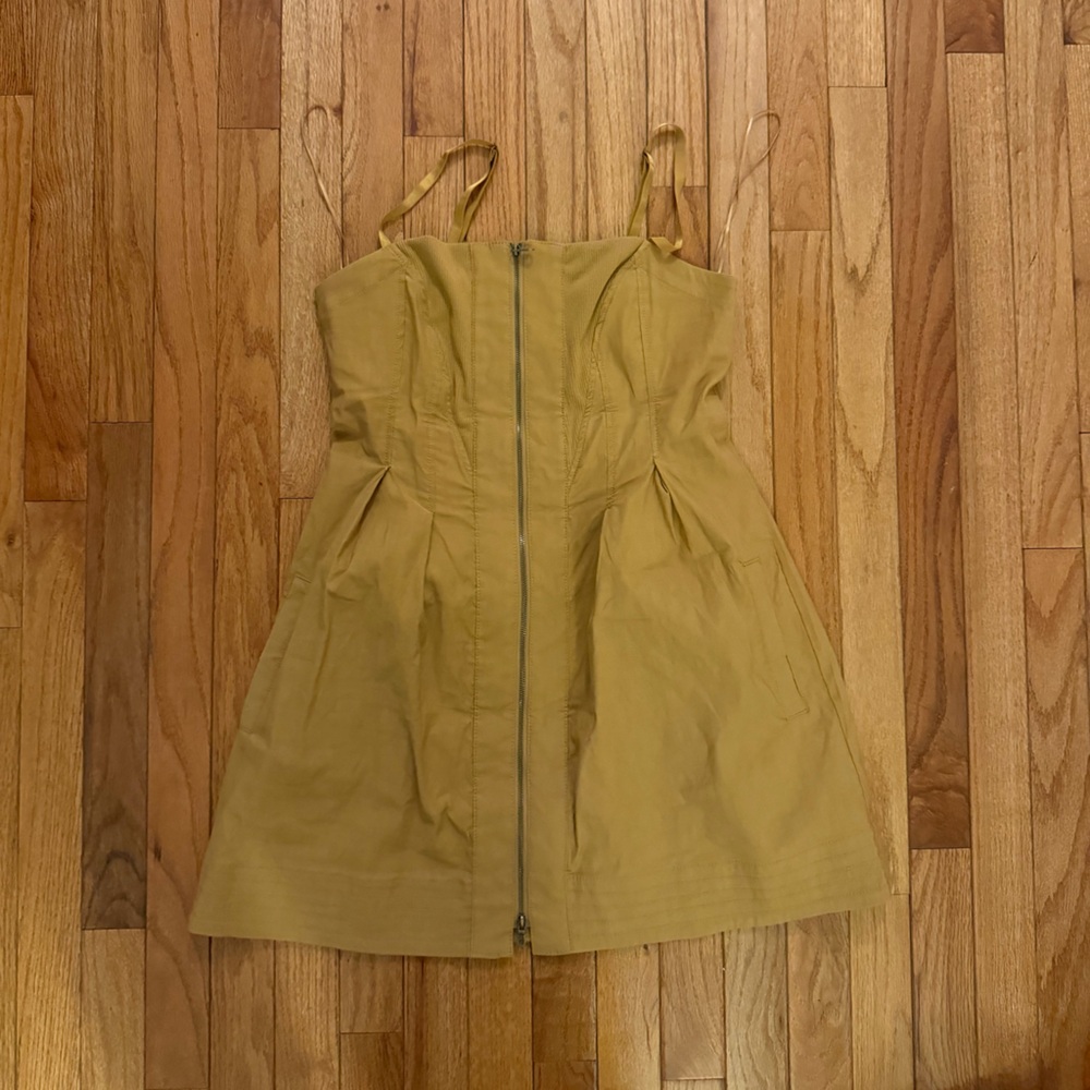 Maeve Mustard Mini Dress